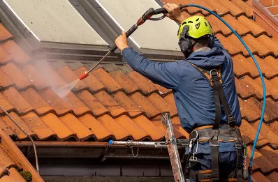 Démoussage et hydrofuge de toiture à Cournon